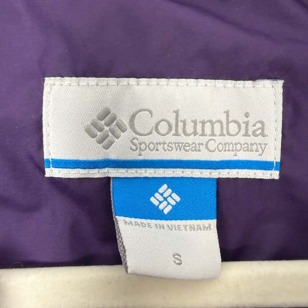 Columbia Sportswear Company Quilted Fleece-Lined Jacket Purple Size S - Picture 6 of 8